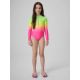 3. Girls' one-piece swimsuit with UPF50+ filter 4F 4FJRSS26USWSF144-91A
