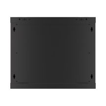 LANBERG WALL-HUNG RACK CABINET 19" 9U 600X600 METAL DOOR BLACK (FLAT PACK) WF01-6609-00B
