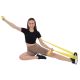 30. TRAINING TAPE FOR PILATES EXERCISES 2000x150x0.25MM 5-8KG YELLOW