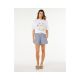 4. RIP CURL Women's Beach Days Pinstripe Short Blue