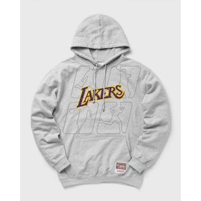 5. Mitchell &amp; Ness Team Logo Hoody Los Angeles Lakers M HDSSINTL1050-LALGREY