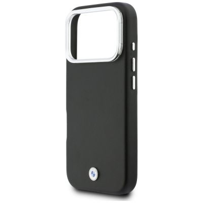 6. BMW M Sign Metal Logo MagSafe Case for iPhone 17 Pro - Black