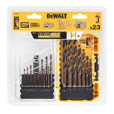 4. DeWalt DT70729-QZ HSS-G metal drill bit set - 23 pcs.