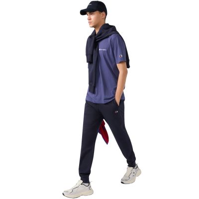 6. Champion Rib Cuff Pants Navy Blue 220307 BS501