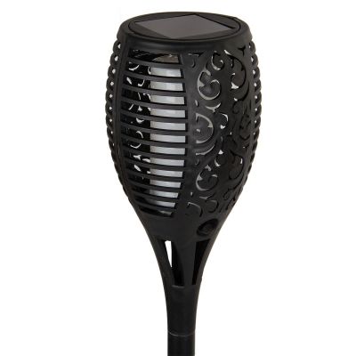 34. SOLAR TORCH DANCING FLAMES 12X12X78CM 36 LED XXXL