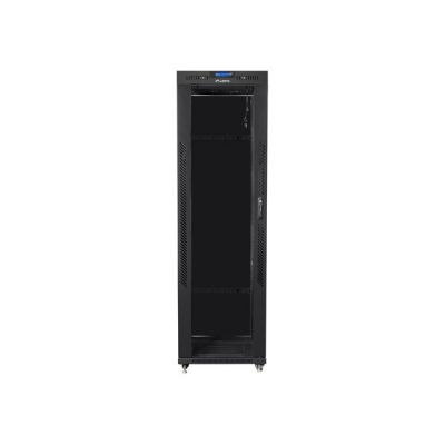 LANBERG FLOOR RACK CABINET 19" 42U 600X800 GLASS DOOR LCD BLACK FF01-6842-12BL (FLAT PACK)