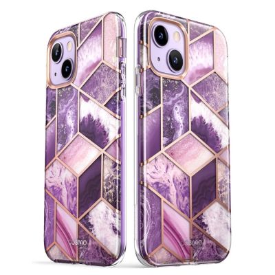 9. Supcase Cosmo iPhone 14 Plus Case - Pink Marble