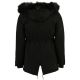 3. Women’s parka Geographical Norway CELESTE LADY BS 056 (WQ834F/GN-BLACK)
