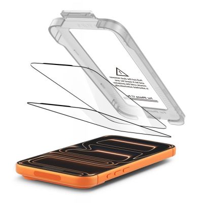 2. Tech-Protect Quick Set+ 2-pack tempered glass for iPhone 17 Pro - black