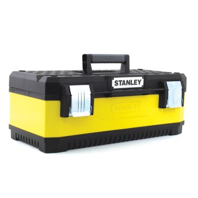 Stanley 1-95-612 Tool Box Metal, Plastic Black, Yellow