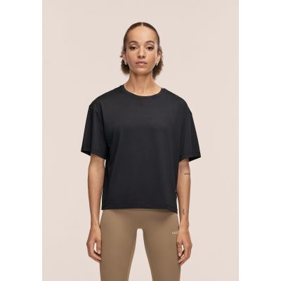 2. CASALL Women's Laser Mesh Tee Black