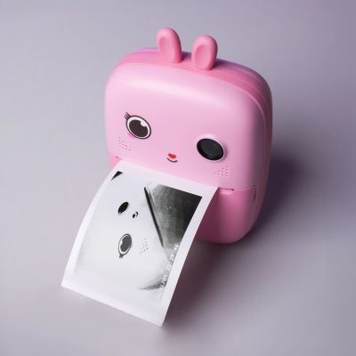 6. Mini Thermal Printer for Kids with Camera and Camcorder - Pink