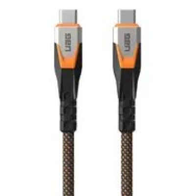 14. UAG SRGE - USB-C - USB-C cable, USB 3.2 Gen2 240W/20Gbps, 75 cm (black/orange)