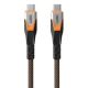 14. UAG SRGE - USB-C - USB-C cable, USB 3.2 Gen2 240W/20Gbps, 75 cm (black/orange)