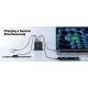 7. Acer 100W PD GaN Charger, 3 x USB C and 1 x USB A, EU Plug, 100W USB-C cable, Black, Retail Pack
