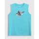 5. Boy's regular sleeveless T-shirt with print 4F 4FJRSS26TSLEM354-047S