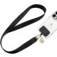 2. Guess CBDY Nylon Chain phone lanyard - black