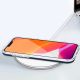 7. Clear 3in1 case for iPhone 13 Pro blue frame gel cover
