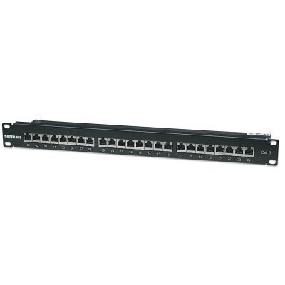 8. Intellinet Patch panel 19'' 24 ports STP cat. 6 black