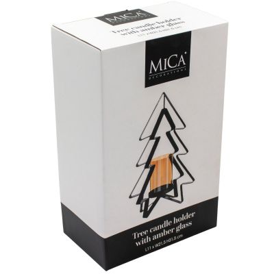 11. METAL CANDLESTICK 31.5 CM CHRISTMAS TREE MICA