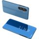 Clear View Case cover for Samsung Galaxy A24 4G flip cover blue