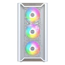 Montech XR Wooden PC Case, Midi-Tower, ATX, ARGB, Tempered Glass - White