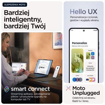 12. Motorola moto g86 5G Smartphone 16.9cm (6.67") Dual SIM Android 15 USB Type-C 8GB 256GB 5200mAh Dark Blue