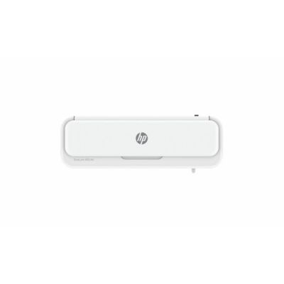 8. HP ONELAM Laminator 400 A4, cold/hot, integrated trimmer, corner rounder, speed 40cm/min + 15 pouches: 3xA4, 4xA5, 4xA6, 4xB-CARD, white