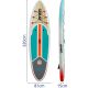 13. SET - ENERO INFLATABLE SUP BOARD 320x81x15CM FLOW
