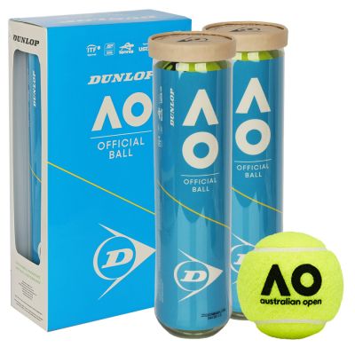 Dunlop Australian Open Tennis Ball 2x4 pcs