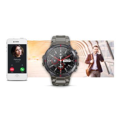 4. GIEWONT Gray GW430-2 Smartwatch
