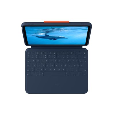 10. Logitech 920-011191 Smart Connector Mobile Keyboard Blue