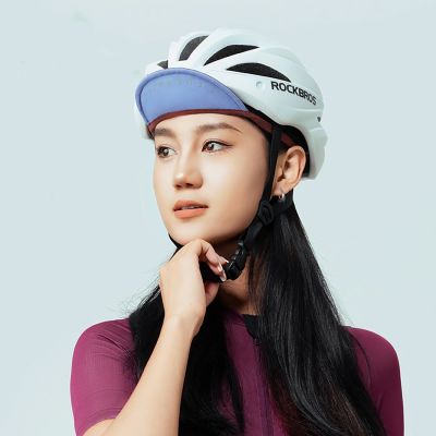 4. Rockbros Cycling Cap with Helmet Visor - Red