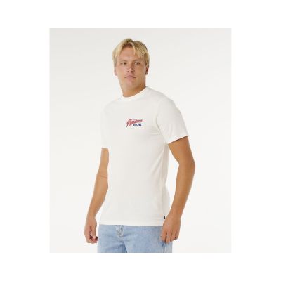 2. Men's T-shirt RIP CURL Desti Animals Tee white