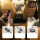 4. ORICO ChargeClip 90W 2A4C Back Clip Multi-Port Car Charger