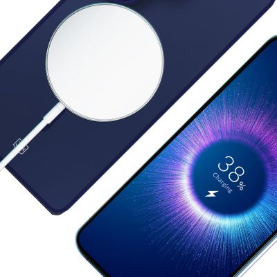 15. 3mk Smoke MagCase for Samsung Galaxy S25 Ultra - Blue-Translucent