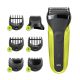 3. Braun Series 3 Shave&Style 300BT Electric Shaver, Men's Razor, Volt Green, Foil Shaver, Green, Buttons, LED, Charging, Power, AC/Battery