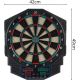 6. ELECTRONIC DART WITH POWER SUPPLY AND 4 COUNTERS 49CM ENERO PRO