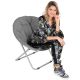 3. MOON CAMPING CHAIR 82x68x79CM DARK GREY ENERO CAMP