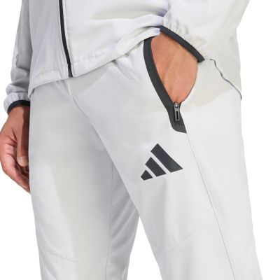 4. adidas Tiro 26 Travel Woven Men's Pants Light Gray KE8363