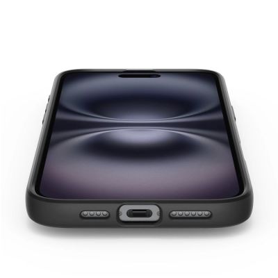 10. Spigen Liquid Air Case for iPhone 16 Plus - Black
