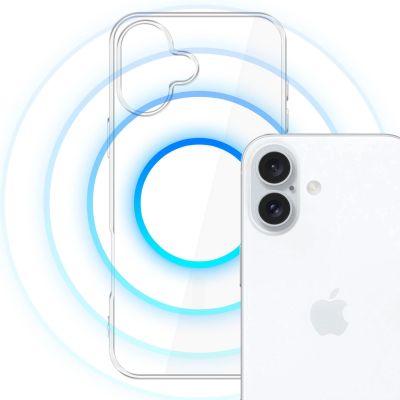 7. 3mk Clear MagCase for Apple iPhone 16 - transparent