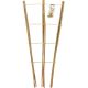 16. PROGARDEN BAMBOO PLANT SUPPORT LADDER 75 CM 3 PCS