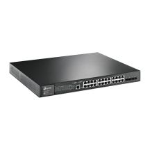 TP-Link JetStream TL-SG3428MP Managed Network Switch L2+ Gigabit Ethernet (10/100/1000) PoE Support 1U Black