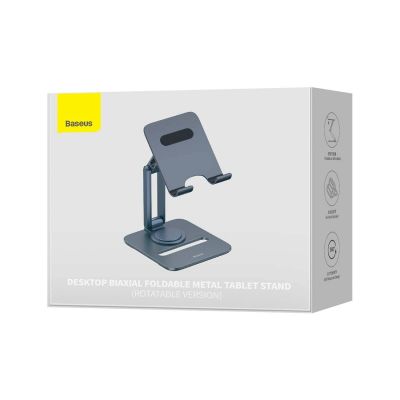 7. Baseus BS-HP006A Rotating Foldable Aluminum Tablet Stand - Gray