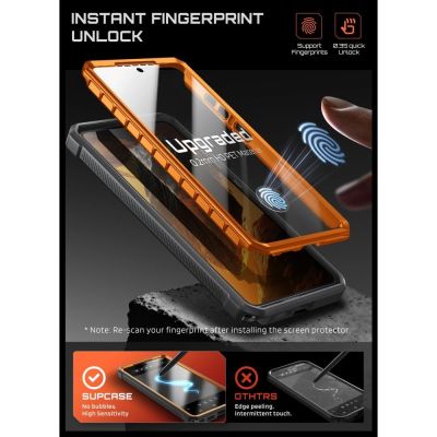 9. Supcase Unicorn Beetle Pro Mag MagSafe 2-set Case for Samsung Galaxy S26 Ultra - Black and Orange