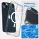 7. Spigen Ultra Hybrid Mag Case with MagSafe for iPhone 14 - Clear/White