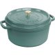 2. Staub Round Cast-Iron Pot – 6.7 l, Eucalyptus