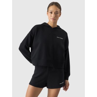 2. Women's sweatshirt with hood, open, 4F 4FWSS24TSWSF1003-20S