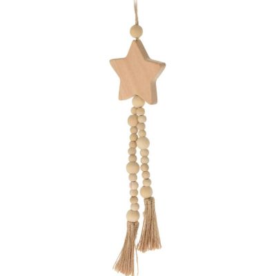 5. DECORATIVE PENDANT BOHO ECO NATURE WOODEN STAR